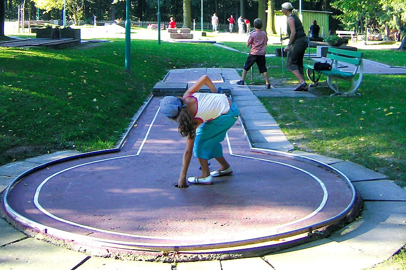Minigolf im Stadtpark