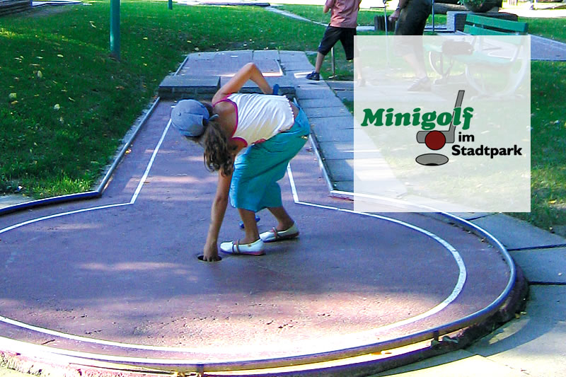 Minigolf im
Stadtpark